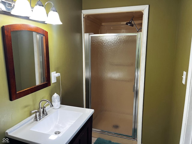 310 E Central Ave, Greensburg, IN 47240 - bathroom featuring a stall shower and vanity