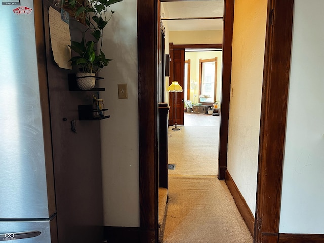 310 E Central Ave, Greensburg, IN 47240 - hallway featuring carpet