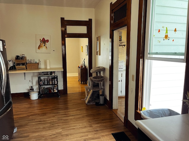 310 E Central Ave, Greensburg, IN 47240 - hallway with wood finished floors
