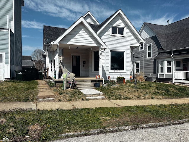 310 E Central Ave, Greensburg, IN 47240 - view of front of home featuring a porch and a shingled roof