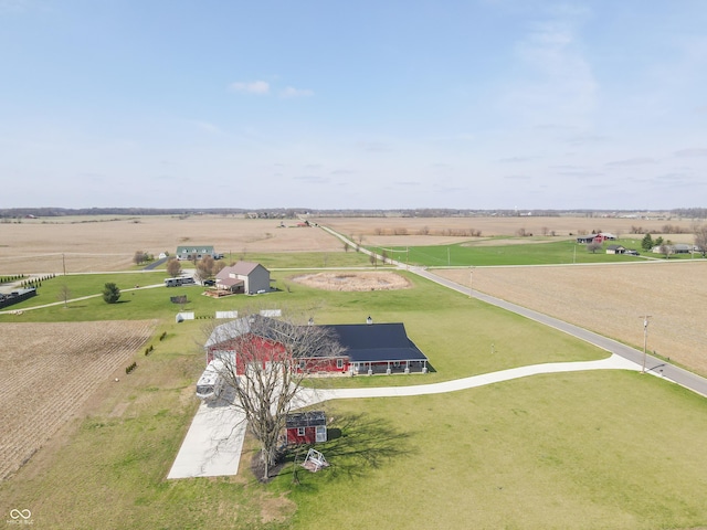 8267 W County Road 350 S, Shirley, IN 47384 - drone / aerial view featuring a rural view