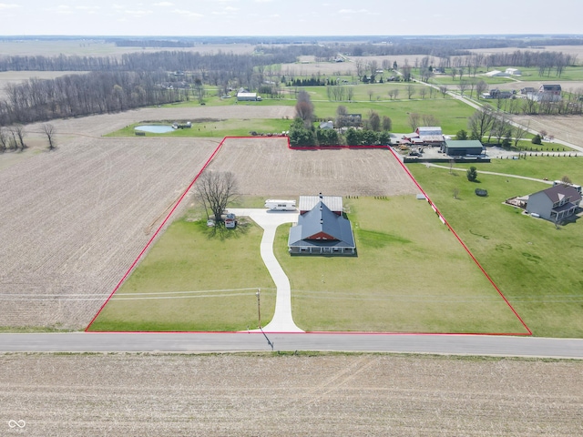 8267 W County Road 350 S, Shirley, IN 47384 - bird's eye view featuring a rural view