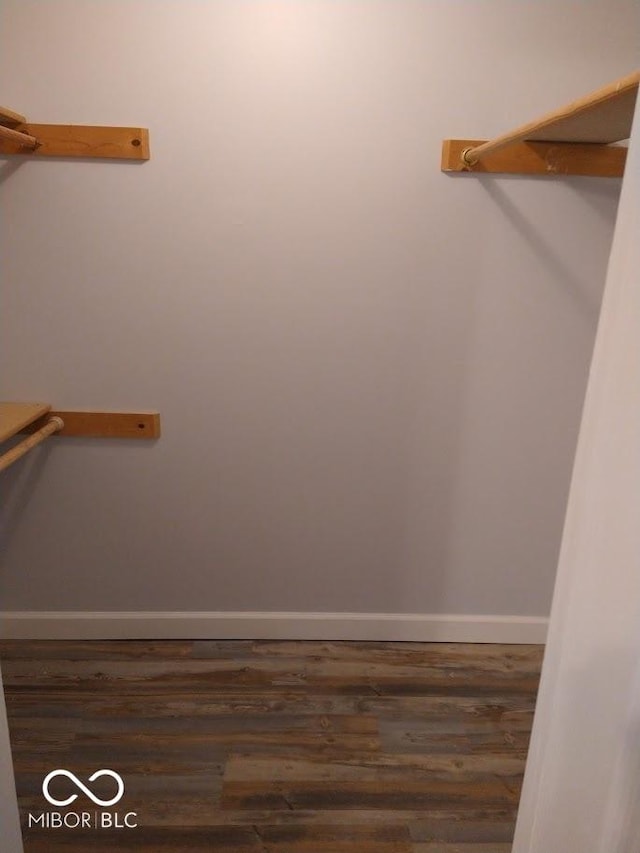 1447 Rebecca Ln, Franklin, IN 46131 - spacious closet with wood finished floors