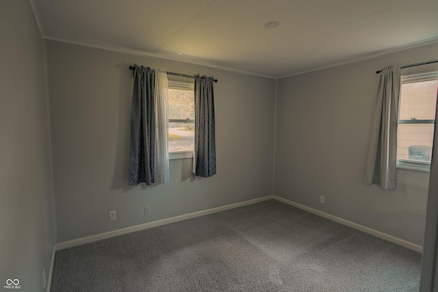 2612 Midlex Ct, Lafayette, IN 47904 - carpeted spare room with baseboards and crown molding