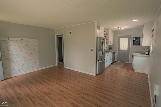 2612 Midlex Ct, Lafayette, IN 47904 - unfurnished living room with wood finished floors