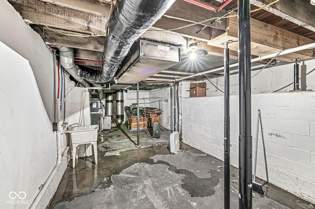 2006 Lexington Ave, Indianapolis, IN 46203 - view of unfinished basement