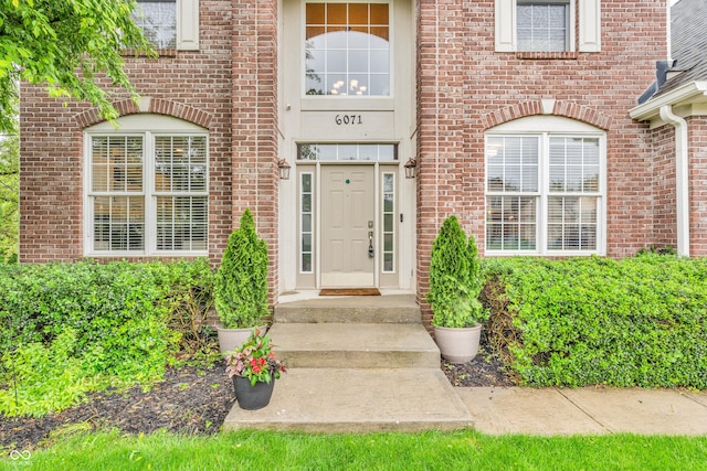6071 Sugar Pine Dr, Avon, IN 46123 - entrance to property featuring brick siding