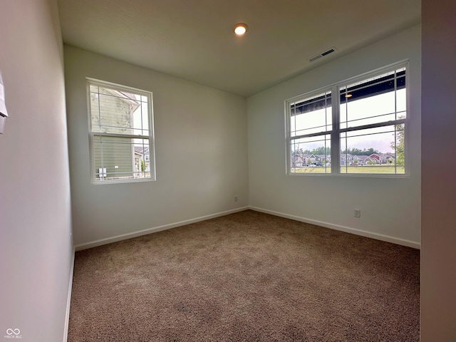 8727 Duncan St, Fortville, IN 46040 - unfurnished room featuring plenty of natural light, carpet flooring, and recessed lighting
