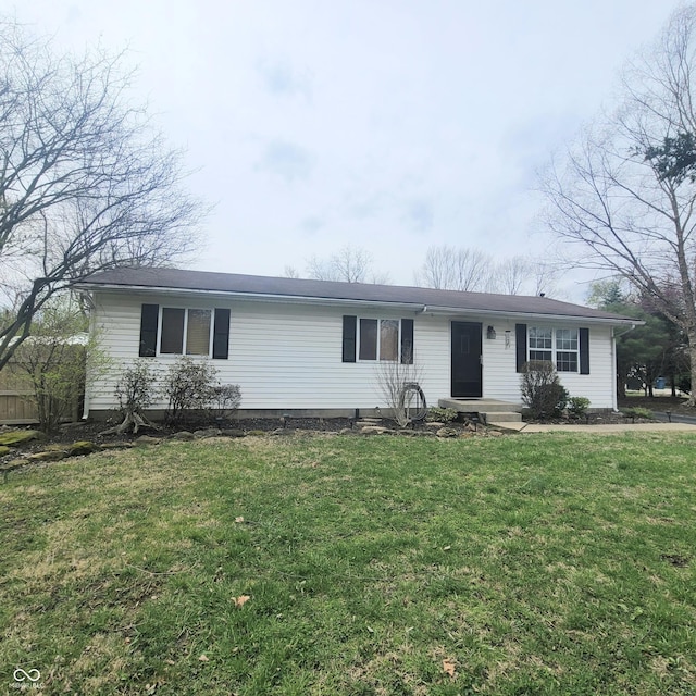 1024 Foltz St, Indianapolis, IN 46241 - ranch-style house featuring a front yard