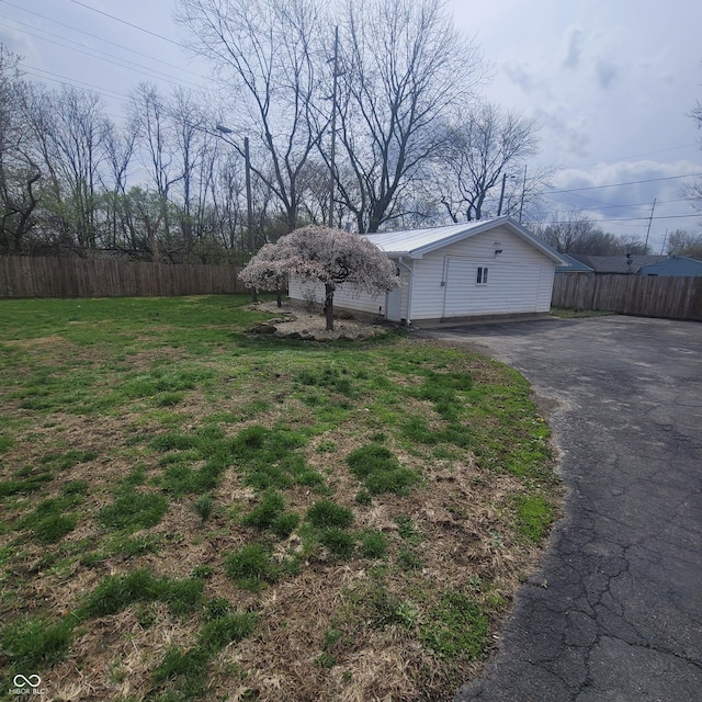1024 Foltz St, Indianapolis, IN 46241 - exterior space with driveway and fence