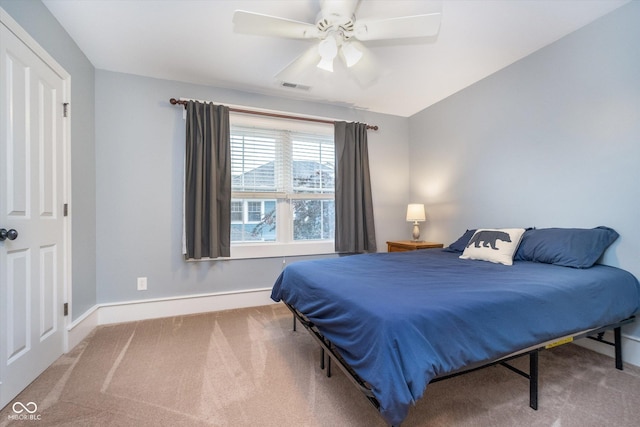 2353 Woodcreek Crossing Blvd, Avon, IN 46123 - carpeted bedroom with baseboards and ceiling fan