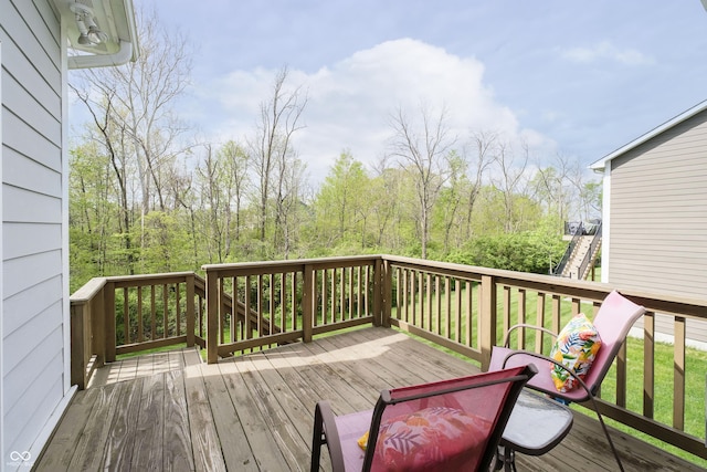 view of deck
