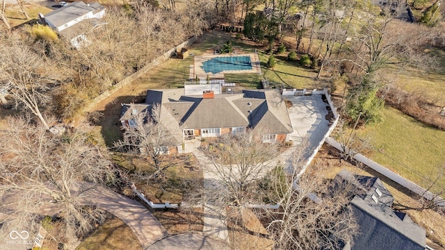 1227 S Pickwick Pt, Bloomington, IN 47401 - drone / aerial view