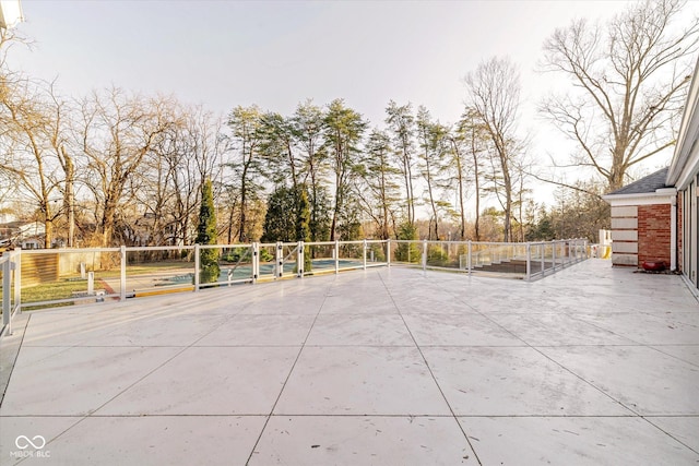 1227 S Pickwick Pt, Bloomington, IN 47401 - view of patio / terrace featuring fence