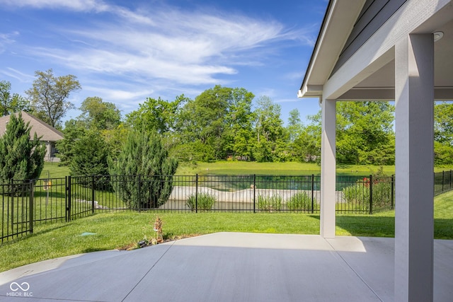 2736 Victory Dr, Columbus, IN 47203 - view of patio featuring view of scattered trees