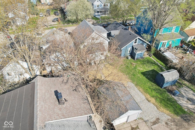 422 N Oxford St, Indianapolis, IN 46201 - aerial view of residential area