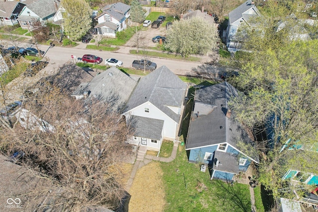 422 N Oxford St, Indianapolis, IN 46201 - aerial view of property's location with nearby suburban area