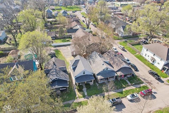 422 N Oxford St, Indianapolis, IN 46201 - aerial view of residential area