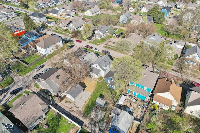 422 N Oxford St, Indianapolis, IN 46201 - aerial view of property's location with nearby suburban area