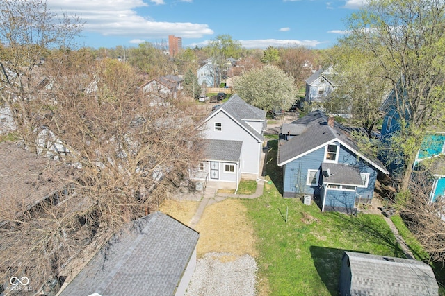 422 N Oxford St, Indianapolis, IN 46201 - aerial view of residential area