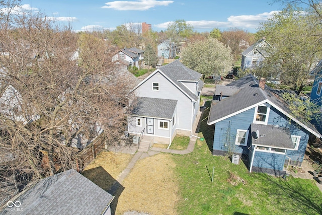 422 N Oxford St, Indianapolis, IN 46201 - aerial view of residential area