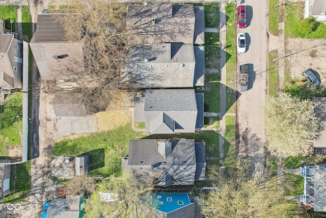 422 N Oxford St, Indianapolis, IN 46201 - drone / aerial view
