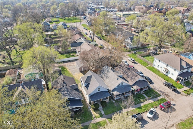 422 N Oxford St, Indianapolis, IN 46201 - aerial view of property's location with nearby suburban area