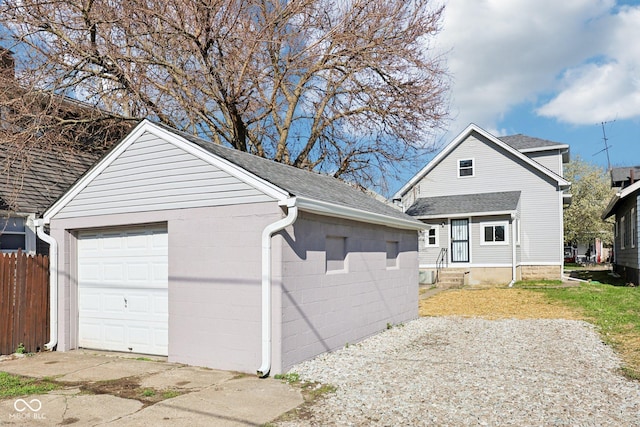 422 N Oxford St, Indianapolis, IN 46201 - view of detached garage