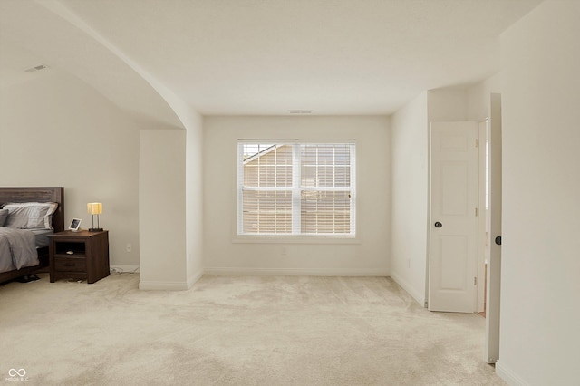6869 W Winding, Mccordsville, IN 46055 - bedroom with visible vents, light colored carpet, and baseboards