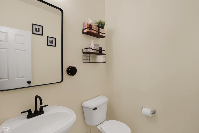 6869 W Winding, Mccordsville, IN 46055 - half bathroom with a sink and toilet