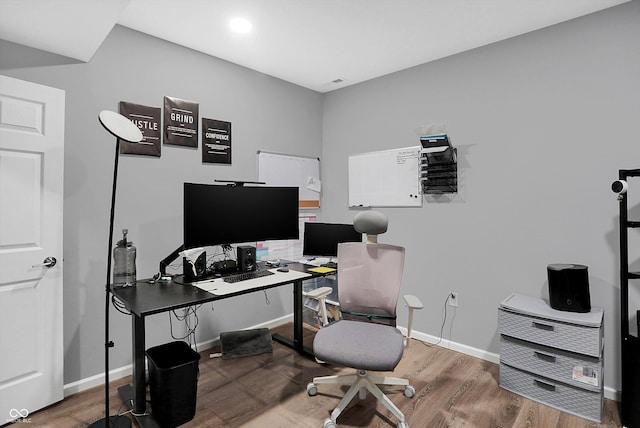 6869 W Winding, Mccordsville, IN 46055 - home office with wood finished floors and baseboards