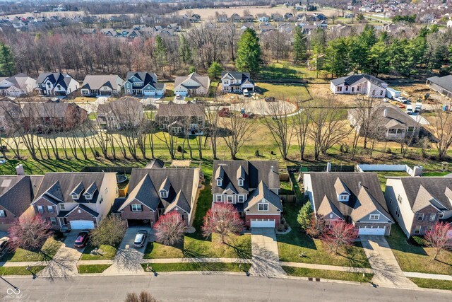 6869 W Winding, Mccordsville, IN 46055 - drone / aerial view with a residential view