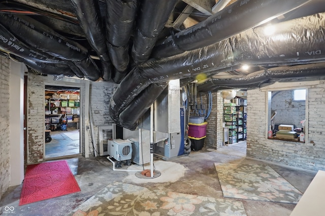 view of basement