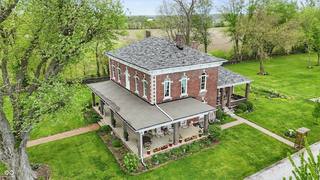 drone / aerial view