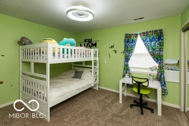 5973 Masten Rd, Coatesville, IN 46121 - carpeted bedroom featuring baseboards and visible vents