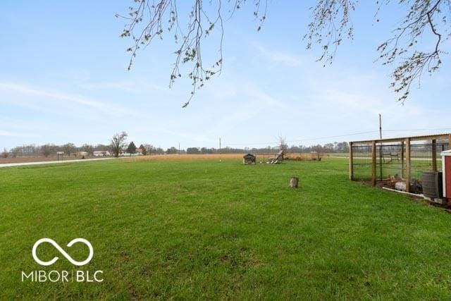 5973 Masten Rd, Coatesville, IN 46121 - view of yard featuring a rural view