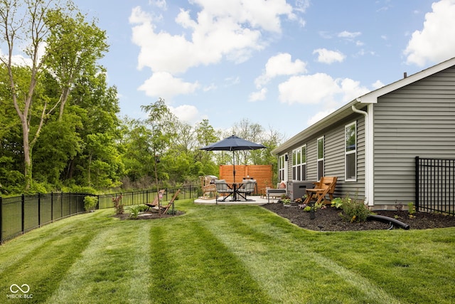 1024 Cyprian Way, Lebanon, IN 46052 - view of yard featuring a patio area