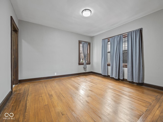 270 W Broadway St, Shelbyville, IN 46176 - spare room with baseboards and wood-type flooring