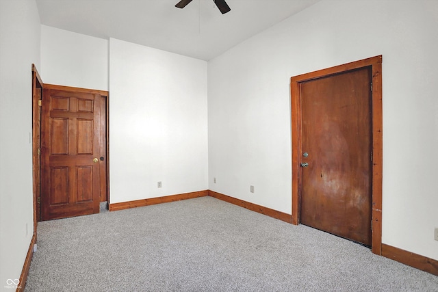 1157 Division St, Noblesville, IN 46060 - carpeted empty room featuring baseboards and a ceiling fan