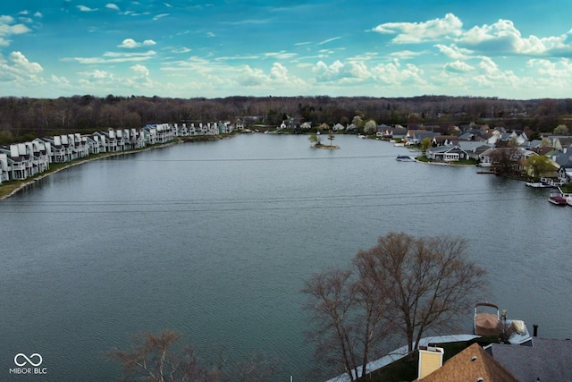 3260 Eddy Ct, Indianapolis, IN 46214 - water view with nearby suburban area