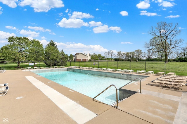 community pool featuring a patio