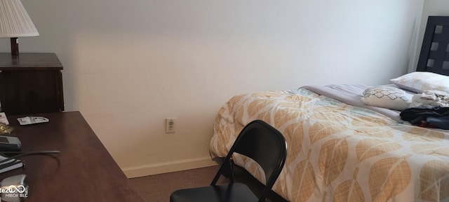 bedroom with baseboards