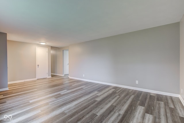 2205 Lafayette Rd, Crawfordsville, IN 47933 - spare room with wood finished floors and baseboards
