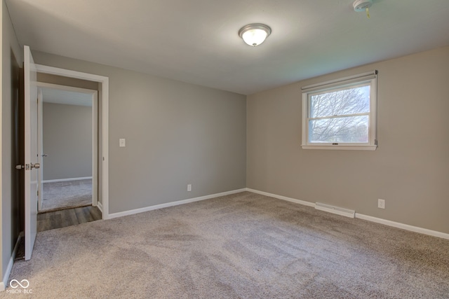 2205 Lafayette Rd, Crawfordsville, IN 47933 - unfurnished room with baseboards, visible vents, and carpet