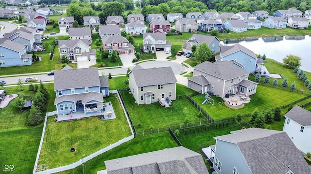 16491 Wheatley Ct, Fishers, IN 46040 - aerial view of property and surrounding area featuring nearby suburban area and a nearby body of water