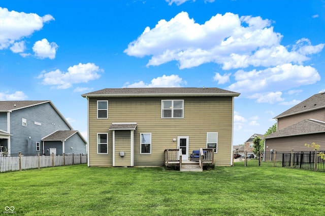 16491 Wheatley Ct, Fishers, IN 46040 - back of property with a deck
