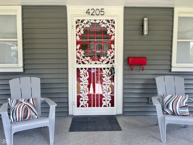 4205 Rookwood Ave, Indianapolis, IN 46208 - property entrance featuring a porch