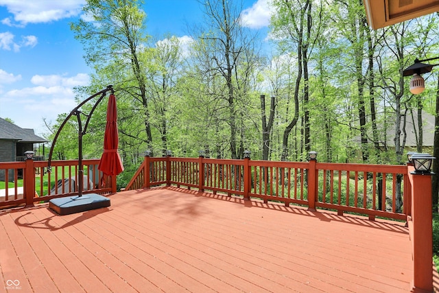 view of deck