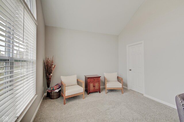 3799 Hoosier Down Dr, Bargersville, IN 46106 - living area featuring a wealth of natural light, carpet flooring, and baseboards
