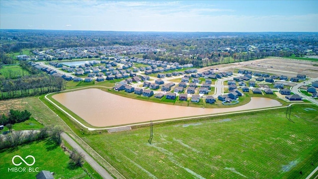 5839 Altar Bell Cir, Greenwood, IN 46143 - drone / aerial view featuring a residential view